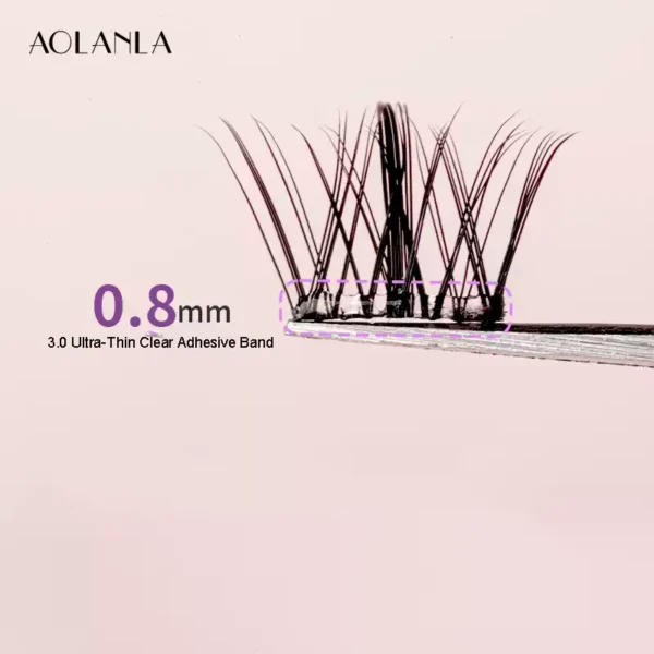 Glue-Free Natural Sunflower Lashes with Clear Adhesive Strip