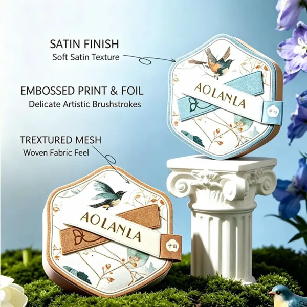 AOLANLA Floral Garden Marshmallow Makeup Puff Collection4 Makeup with 2 Hygienic Storage Cases