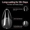 Long-Lasting Press-On Nails with Pre-Filled Matte Design