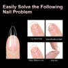 Long-Lasting Press-On Nails with Pre-Filled Matte Design
