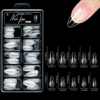 Long-Lasting Press-On Nails with Pre-Filled Matte Design
