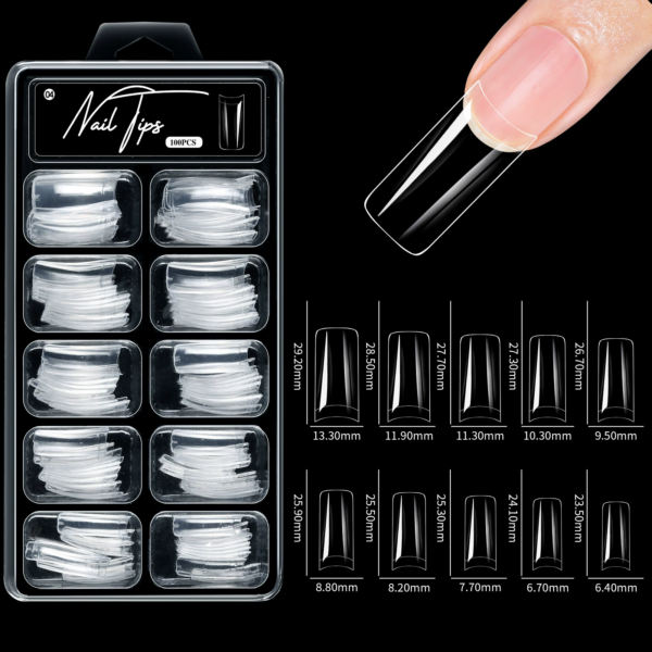 Long-Lasting Press-On Nails with Pre-Filled Matte Design