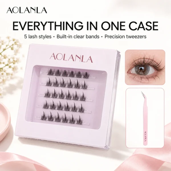 AOLANLA glue-free natural lashes product detail