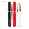 AOLANLA electric eyebrow trimmer in black red and white