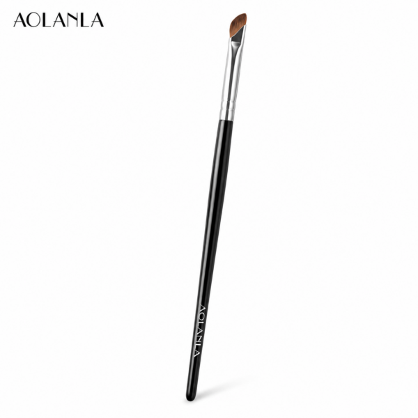 AOLANLA A2304 0.6 mm sickle eyeliner brush on a pure white background