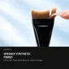 Springy synthetic fibres flexing under gentle pressure