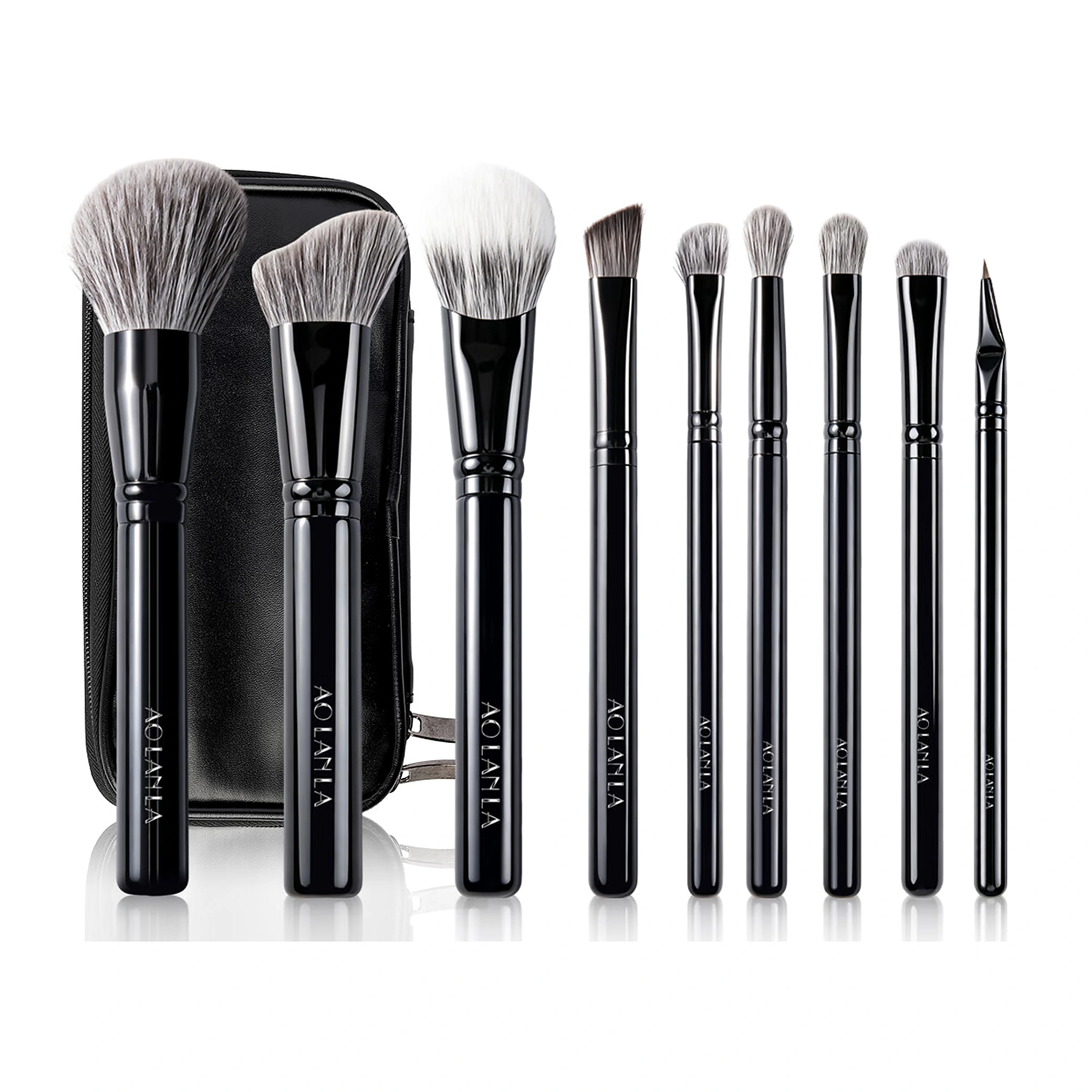 9-Piece Set Black Seed makeup brush set