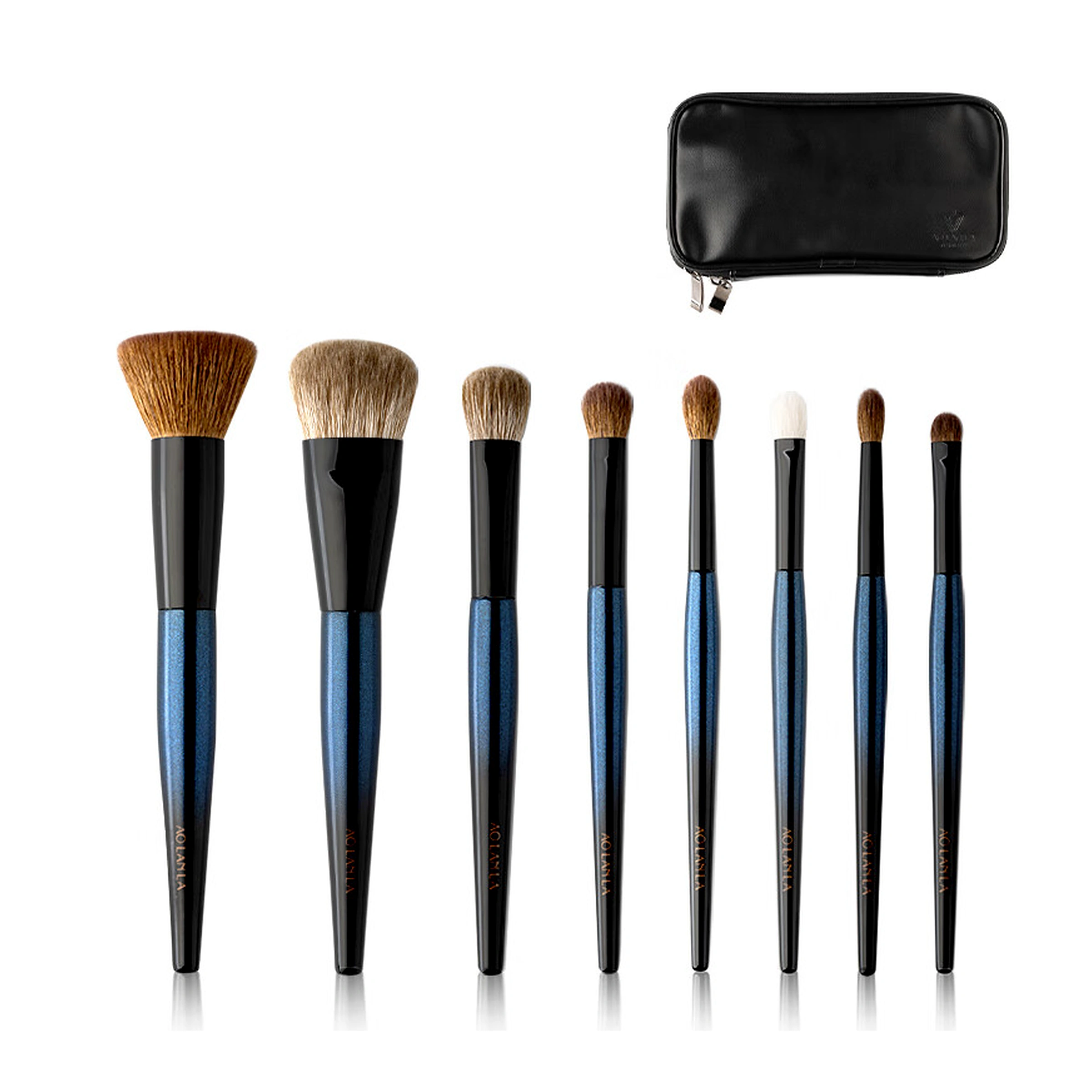 Blue-Dyed 8-Piece Set + Pouch