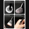 AOLANLA Black Seed Makeup Brush Set with Pouch