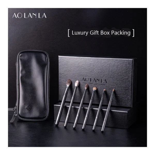 AOLANLA 6-Piece Eye Brush Set