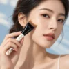 AOLANLA Flower and Bird makeup puff pressing base makeup onto the cheek