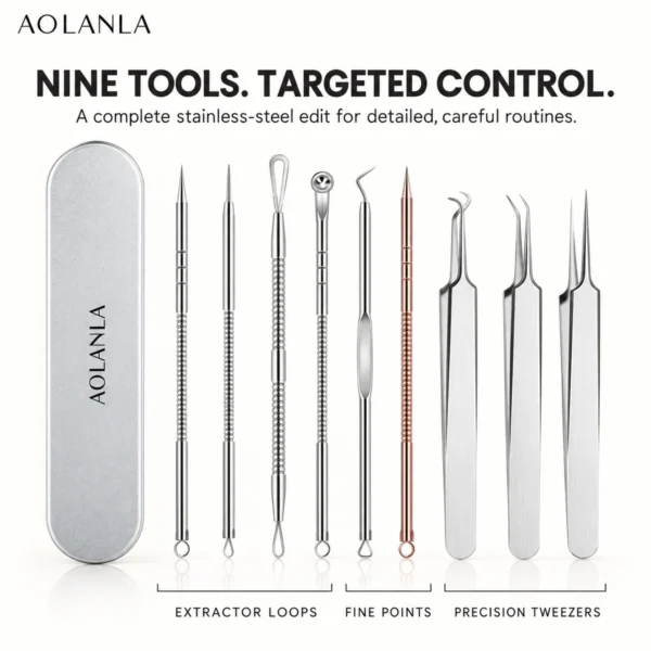 Stainless Blackhead Tool Set
