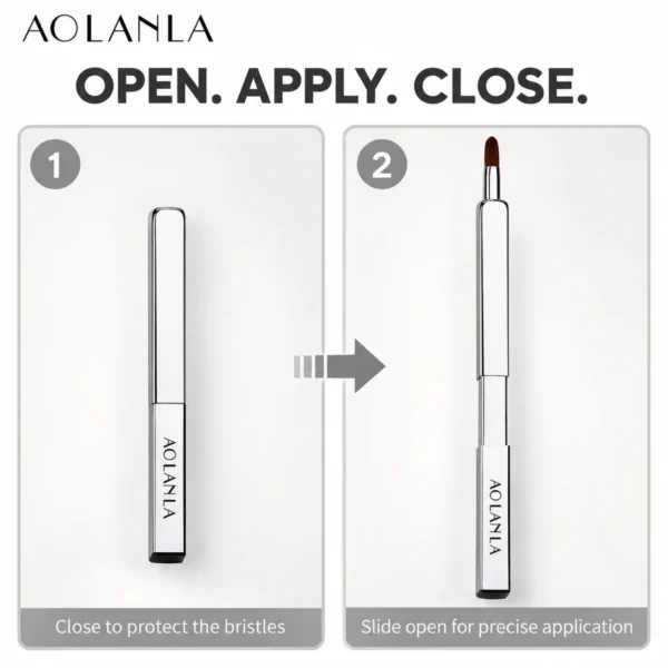 Retractable Lip Brush - gallery-2 Retractable Lip Brush