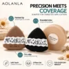 AOLANLA Triangle Makeup Puff – Dual Use for Liquid Foundation