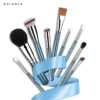 Pearlescent Blue 9-Piece Brush Set