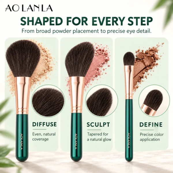 Emerald 10-Piece Brush Set