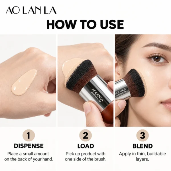 112 Flat Foundation Brush