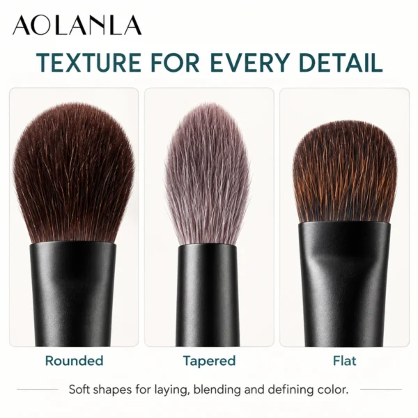 AOLANLA 6-Piece Eye Brush Set