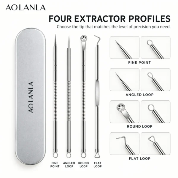 Stainless Blackhead Tool Set