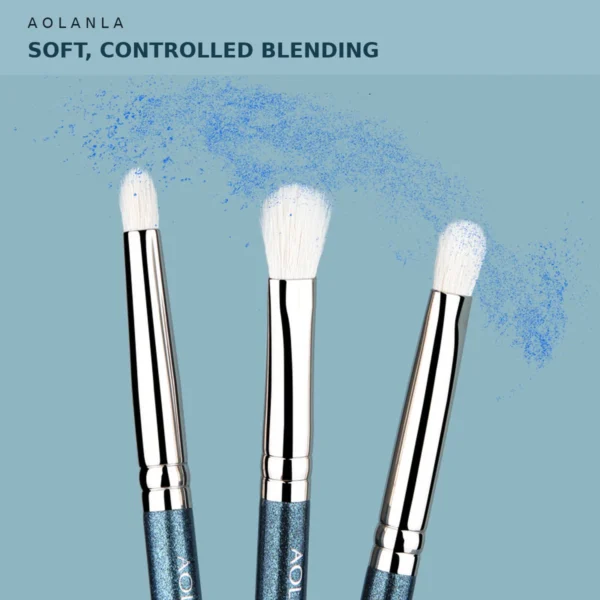Three-Piece Eyeshadow Brush Set