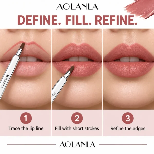 Retractable Lip Brush - gallery-5 Retractable Lip Brush