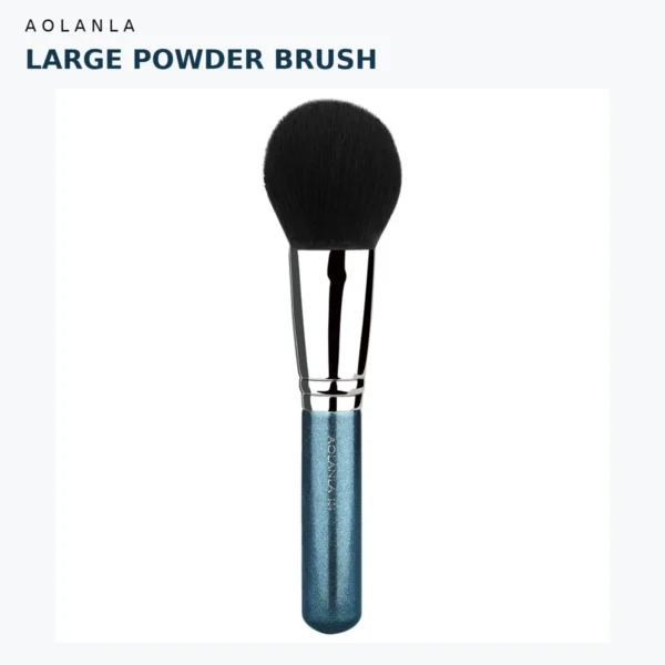 Pearlescent Blue 9-Piece Brush Set