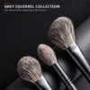 Grey Squirrel collection face-brush profiles with soft natural fibres selected by brush function