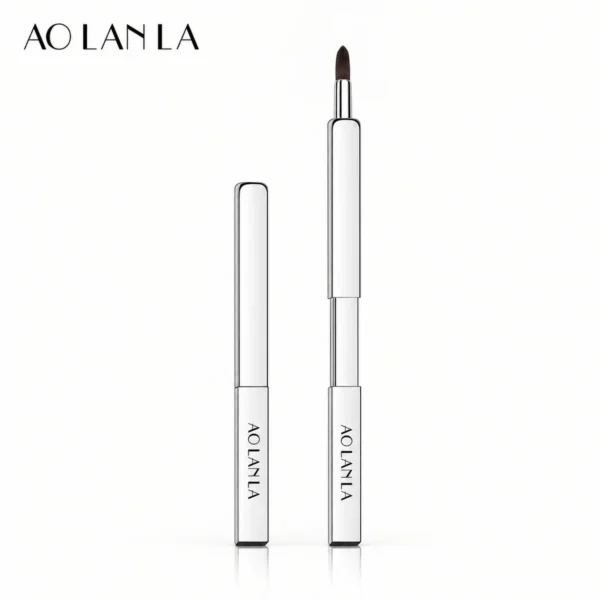 Silver Retractable Lip Brush