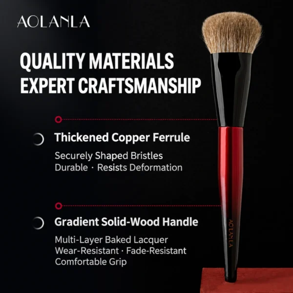 AOLANLA Red Night brush quality materials and craftsmanship