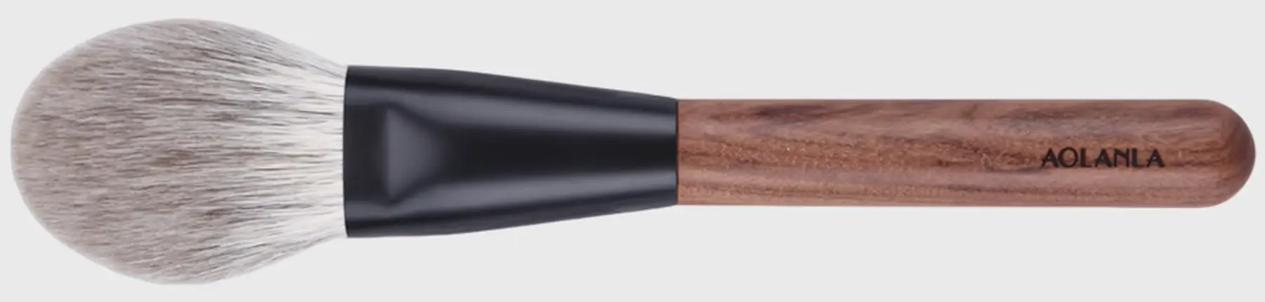 Side profile of the Snow Fox oversized powder brush used for the dimension guide