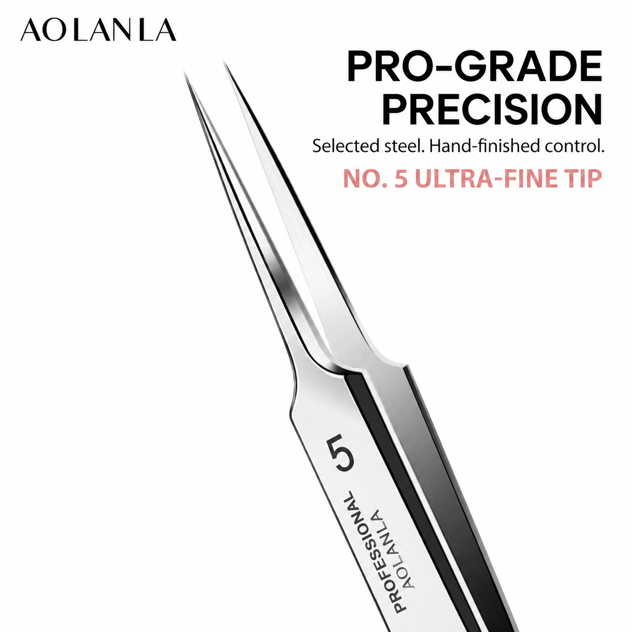 AOLANLA No. 5 Precision Blackhead Tweezer Set