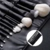 AOLANLA Black13 brushes arranged in the original black storage roll